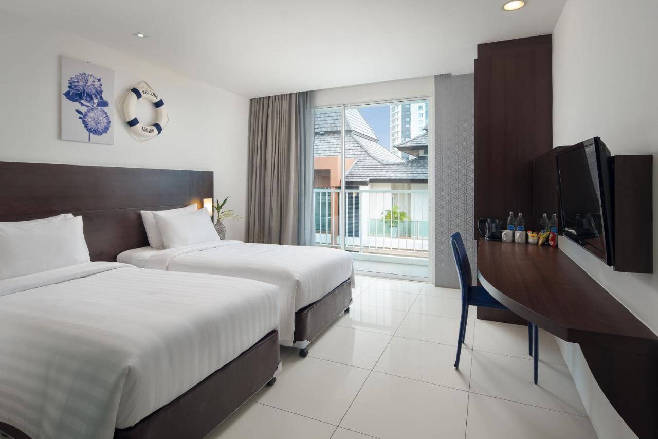 Rodina Beach Hotel Jomtien Beach Exterior foto